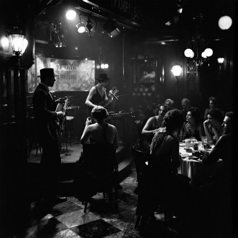 La música en un espectáculo de Burlesque