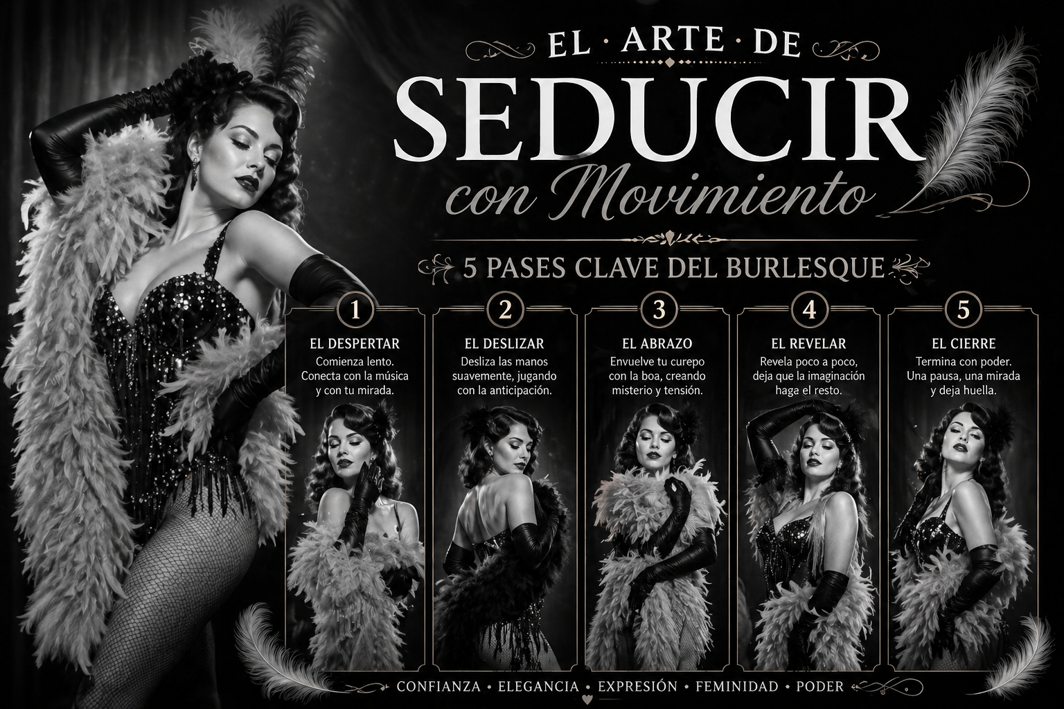 movimientos basicos del burlesque