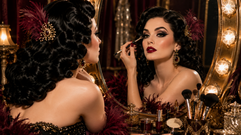 maquillaje burlesque