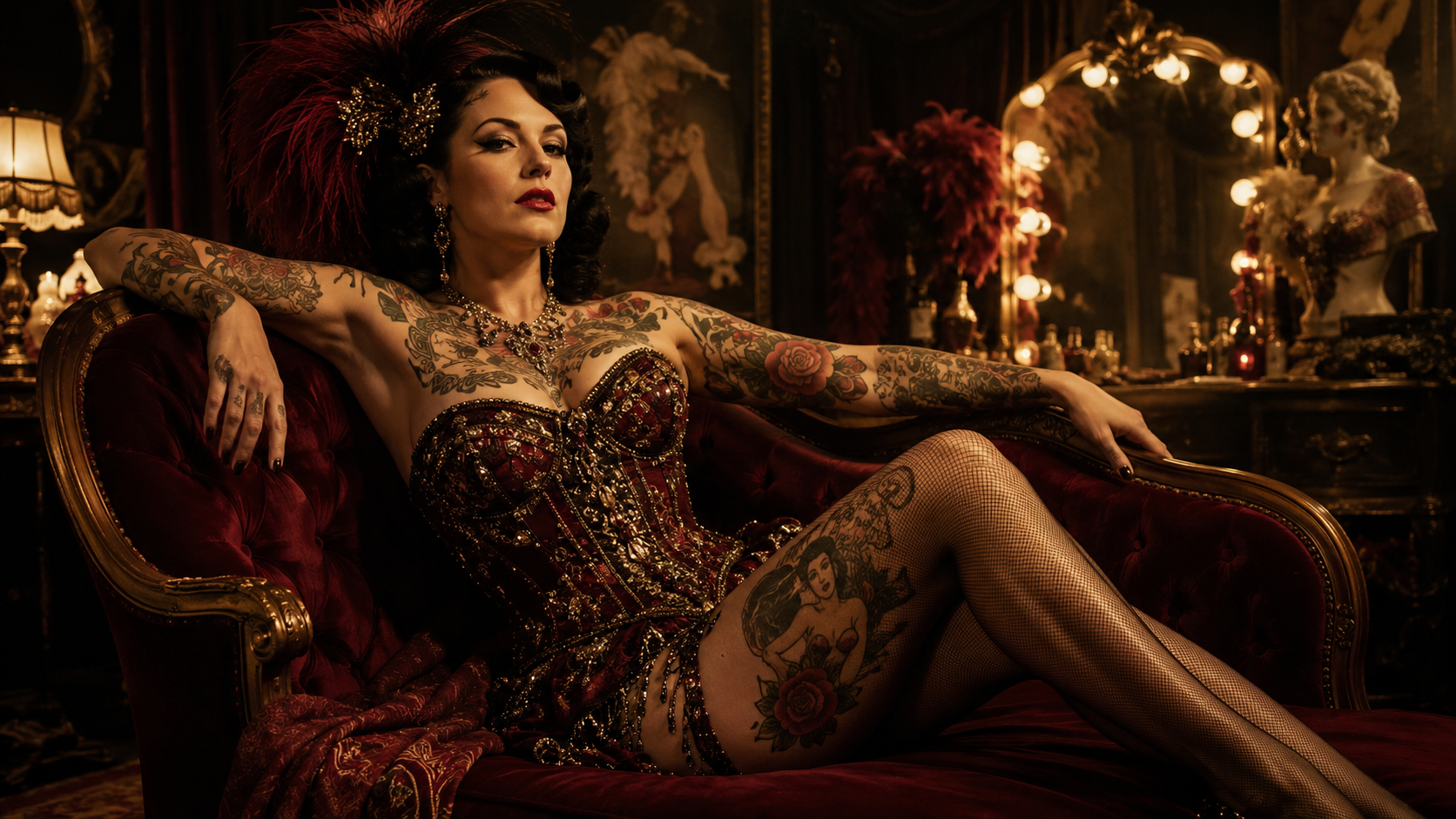 burlesque y tatuajes
