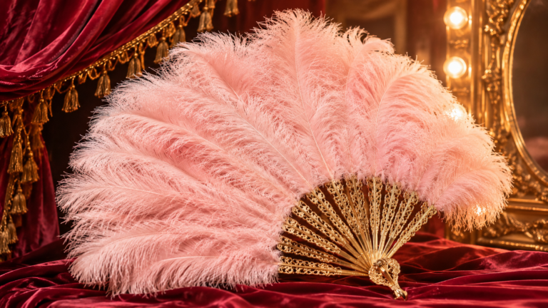 abanico de plumas
