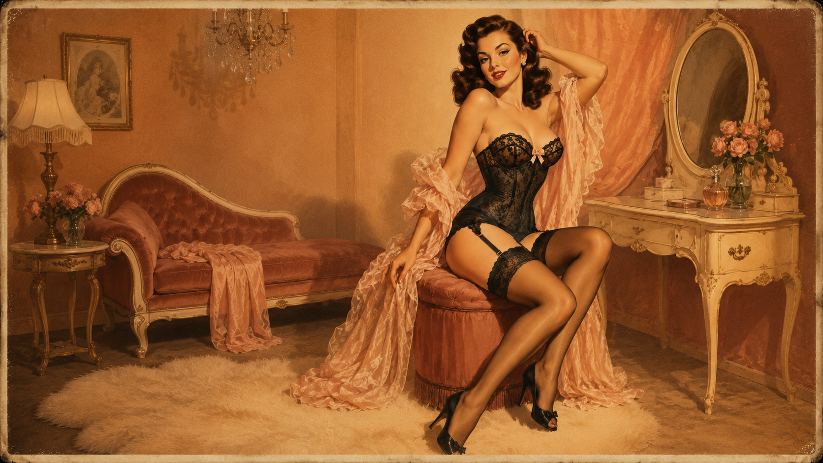 lenceria burlqesque vintage