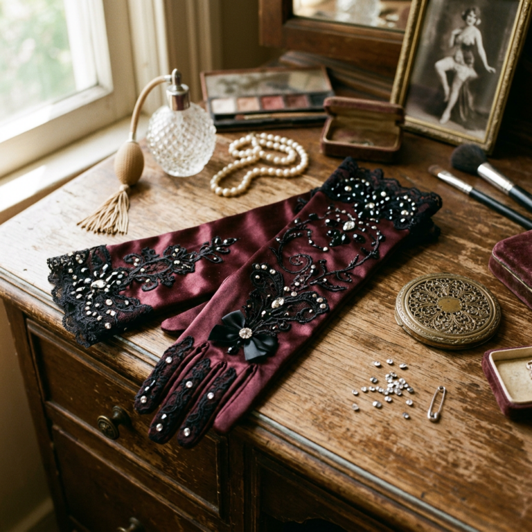 guantes de burlesque